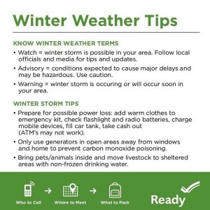Winter Weather Tips
